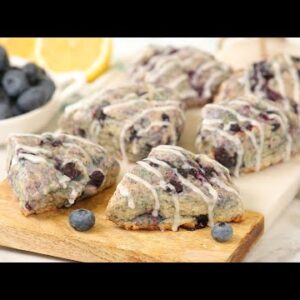 Wild Blueberry Scones | Easy + Delicious Summer Baking
