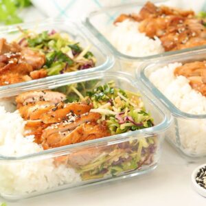 Korean Chicken Meal Prep | Healthy Make Ahead Recipe