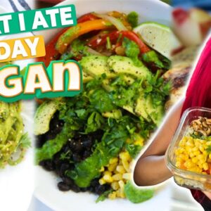 What I Ate in a Day & MEAL PREP With Me (Healthy-ish Vegan Recipes!)