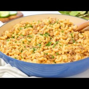 Homemade Hamburger Helper | One Pot 30 Minute Weeknight Dinner