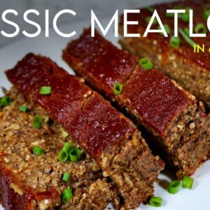 The BEST Classic VEGAN MEATLOAF in 60 SECONDS! (gluten-free)