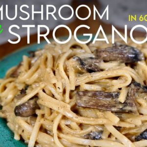 Meet your NEW FAVORITE: Vegan Mushroom Stroganoff!