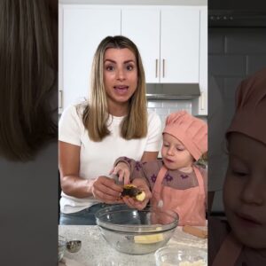 3 tips to make baking with your toddler fun #shorts
