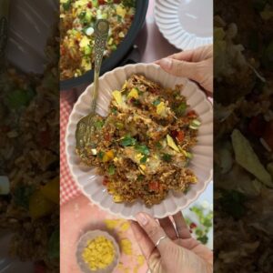 SLOW COOKER BEEF TACO RICE 🌶️ I love a good one-pan rice dish and this is spicy and delicious!!